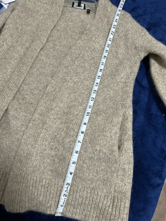 Theory Neutral Taupe Knit Cardigan - Picture 10 of 10